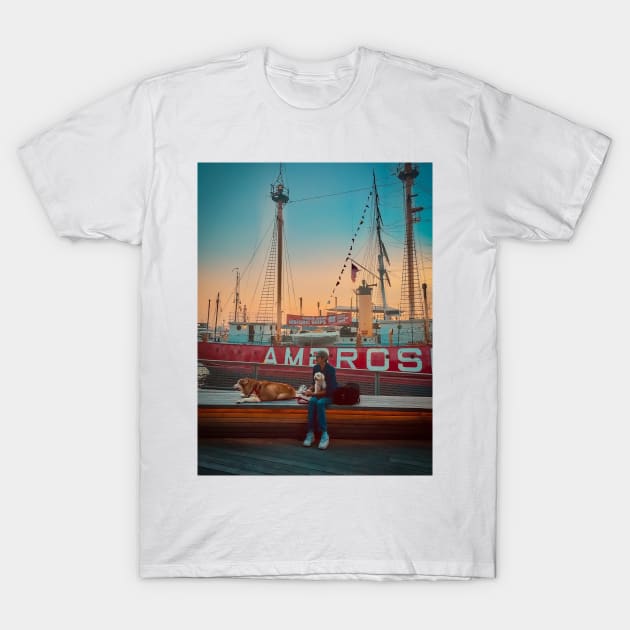 Pier 17, Seaport, Manhattan, NYC T-Shirt by eleonoraingrid